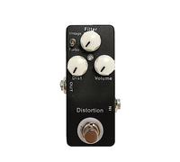 ALFAAL Pedal De Efecto De Distorsión Negro, Pedal De Guitarra Clásica, Piezas De Guitarra De Bypass Verdadero, Accesorios De Guitarra Accesorios para Efectos de Guitarra
