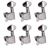ALFAAL Pegas De Sintonización De Cadena Bloqueadas Key Sintonizador Máquina Cabezales Para Estilo De Guitarra Eléctrica Acústica (Color : Left)