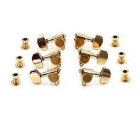 ALFAAL Perilla De Sintonizador De Guitarra Acústica 90 Grados Conectores Totalmente Cerrados Vinder PEG (Color : Gold)