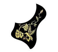 ALFAAL Placa Protectora para Guitarra Acústica De 40/41 Pulgadas, Placa Antiarañazos, Pegatina De Agujero De Sonido De Guitarra De PVC Golpeadores de Guitarra acústica (Color : 01)