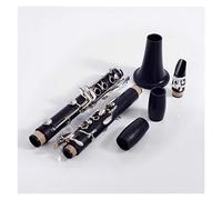 ALFAAL Professional 17 Keys Clarinet Abdominales Claves De Níquel De Cuerpo con Estuche. Clarinetes