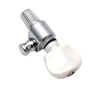 ALFAAL Sintonizador De 5ta Cuerdas Tuning PEG TUNER Cabezal Con Botón De Perla Blanca