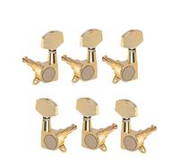 ALFAAL Sintonizador De Bloqueo De Cadena De Guitarra Tuning Pegs Máquina Cabezas 3L3R Pegas De Guitarra Para Guitarra Acústica Eléctrica.