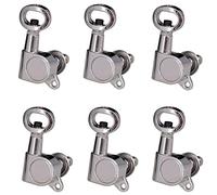 ALFAAL Sintonizador De Guitarra De Manija Hueca Herramienta De Ajuste De Guitarra De Clavos De Guitarra (Color : Silver 6R)