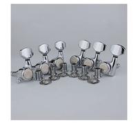 ALFAAL Sintonizadores De Bloqueo De Guitarra Cromados Clavijas De Clavijas De Máquina De Guitarra Eléctrica Clavijas De Afinación De Guitarra Plateadas Con Bloqueo De Metal (Color : 6L)