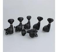 ALFAAL Sintonizadores De Bloqueo De Guitarra Negros 1: 20 Bloqueo Swing Tuning Key Pegs Machine Heads Reemplazo Para Guitarras Eléctricas (Color : 6L)