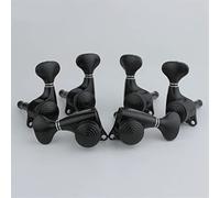 ALFAAL Sintonizadores De Bloqueo De Guitarra Negros 1: 20 Bloqueo Swing Tuning Key Pegs Machine Heads Reemplazo Para Guitarras Eléctricas (Color : 3R3L)