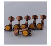 ALFAAL Sintonizadores Modelos De Guitarra Cuerca Trasera Cadena De Guitarra Eléctrica Cabezales De Bronce Antiguo (Color : 6L)