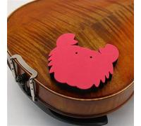 ALFAAL Soporte de Hombro para violín Hombrera para violín/Viola, hombrera para violín, Esponja de Pasta de Dibujos Animados, cómoda para Adultos y Principiantes (Color : Red)