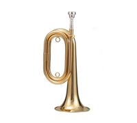 ALFAAL Trompeta Cuerno Si Bemol Sol Clave División Cuerno Instrumento Musical Trompeta Latón Ajustable (Color : 02)