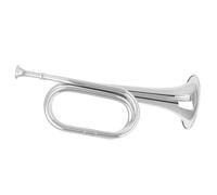 ALFAAL Trompeta para Adultos Trompeta De Bronce Profesional Sensación Cómoda En La Mano Instrumento De Bronce De Trompeta Profesional(Silver)