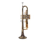 ALFAAL Trompetas Instrumento Musical Latón BB Trompet Único Antiguo Cobre Instrumento Trompeta