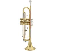 ALFAAL Trompetas Trompeta B Plana Laca Trompeta De Oro Instrumento Trompeta