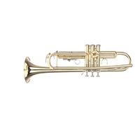ALFAAL Trompetas Trompeta BB B Flat Durable Brass Trompeta Instrumento Trompeta
