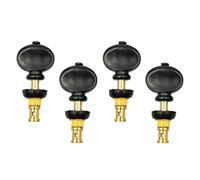 ALFAAL Ukulele Tuning Pegs Machine Heads Sintonizadores Teclas Piezas De Guitarra Black Friction