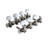 ALFAAL Un Conjunto De 4R4L Chrome Mandolin Tuning Pegs Sintonizadores Máquina Cabezas Sintonizadores De Cuerdas Mandolin Accesorios