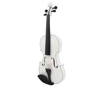 ALFAAL Violín 4/4 violín Colorido violín de Madera Maciza con Estuche Accesorios Instrumentos de Cuerda Profesionales (Color : White Set)