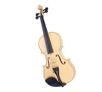 ALFAAL Violín acústico de Color Madera 4/4 con Acabado de Alto Brillo con tamaño de violín 4-4 3-4 1-2 1-4 1-8 Violines con Kits de Inicio (Color : 1-4)