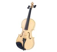 ALFAAL Violín acústico de color madera 4/4 con acabado de alto brillo con tamaño de violín 4-4 3-4 1-2 1-4 1-8 Violines con Kits de Inicio (Color : 4-4)