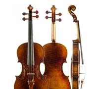 ALFAAL Violín Juego para Principiantes de violín de Madera Maciza Hecho a Mano de Abeto 4/4 (Color : 1/2)