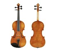 ALFAAL Violín Violín 4/4, Tono Claro, violín Tallado, violín acústico Hecho a Mano con Estuche para Arco