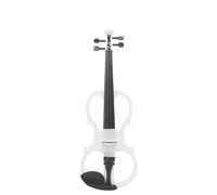 ALFAAL Violín Violín eléctrico 4/4, Panel de Arce, Juego de violín eléctrico con Estuche, Accesorios, violín eléctrico Profesional para práctica (Color : White Set)