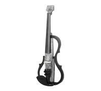 ALFAAL Violín Violín eléctrico sin Cabeza 4/4 con Funda de Transporte con Lazo, Cable, reposabrazos, Auriculares, Piezas de violín, Accesorios