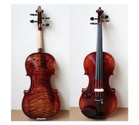 ALFAAL Violín Violín Hecho a Mano de Arce 4/4 3/4 1/2 1/4 Juego de violín Instrumento Musical Profesional para Principiantes (Color : 4/4)