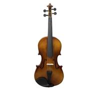 ALFAAL Violín Violín Retro 4/4, violín acústico Natural de Madera Maciza, violín de Tilo, Instrumento Musical Profesional con Estuche, Arco de violín