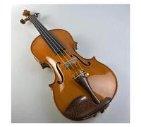 ALFAAL Violín Violín Solo de Escenario 4/4, Instrumentos Musicales de Violino Amarillo Dorado sólido con Piezas de Arco (Color : 3/4)