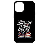 Alfabetización Y Justicia para Todos Los Amantes De Los Libros Prohibición del Lector Biblioteca Carcasa para iPhone 12/12 Pro