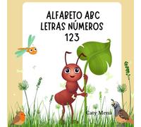 Alfabeto ABC Letras Números 123: Libro de trazos, para niños en edad 3 a 5 años preescolares (Aprender a Leer y Escribir)