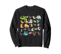 Alfabeto Animal ABC Learning A-Z Lista para niños y niñas Sudadera