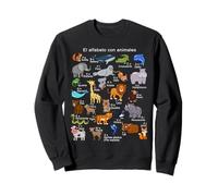Alfabeto Animales Españoles A-Z ABC de la Vida Silvestre Sudadera