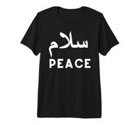 Alfabeto árabe Salam Palabra Regalos de Paz Camiseta Premium