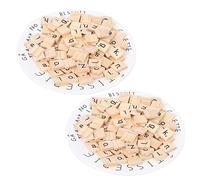 Alfabeto de madera azulejos decoración de juguete firme(Mixed lowercase)