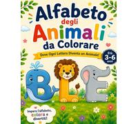 Alfabeto degli Animali da Colorare: Dove Ogni Lettera Diventa un Animale!