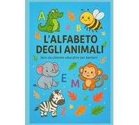 ALFABETO DELI ANIMALI: libro da colorare educativo per bambini