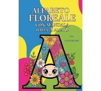 ALFABETO FLOREALE CON MANDALA DALLA A ALLA Z