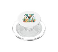 Alfabeto Y Animales Salvajes Jirafa Flamenco Niños PopSockets PopGrip para MagSafe
