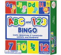 Alfabeto y nmero abundante de ABC y 123 Juego de mesa de bingo para nios de jardn de infantes y preescolar aprenden a leer Versiones Fun 2 para ed