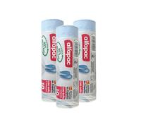 Alfapac 80% reciclado 3 rollos de 15 bolsas de basura (45 bolsas) de 10L 45x47cm autocierre.