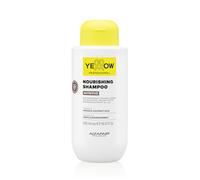 Alfaparf Milano Yellow Champú nutritivo nutritivo profesional para cabello seco, alimentado por aceites de argán y coco, diseñado para una limpieza suave (500 ml)