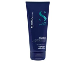 Alfaparf Semi di Lino Anti-Orange Conditioner 200ml - Acondicionador Anti-Naranja para Cabello Castaño y Castaño