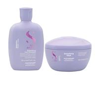 Alfaparf Semi di Lino Smoothing Dúo: Champú y Mascarilla Anti-Frizz