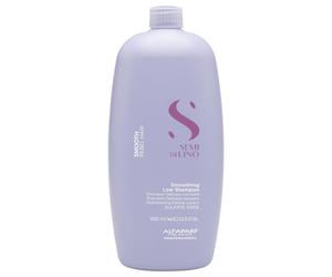 Alfaparf Semi di Lino Smoothing Low Shampoo 1000ml - Champú suavizante para cabello encrespado