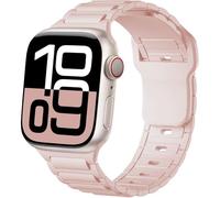 ALFARAY Silicona Correa Compatible con Apple Watch 10 46mm 45mm 44mm 49mm, Correa Deportivo Alpine Ocean para iWatch Series 10 9 8 7 SE 6 5 4 3 2 1 Ultra 2 1, Rosa