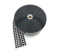 Alfatex Suministrado por Velcro Marca Monedas Negro y Blanco Gancho & Loop 13 mm - 1/2 pulgadas de diámetro