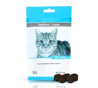 Alfavet FeliGum L-Lisina en caso de Coryza, complemento alimenticio para gatos, bolsa de 120 g, aproximadamente 60 pastillas para masticar
