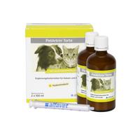Alfavet PetArtrin Forte - 2 x 100 ml - Pienso complementario para Perros y Gatos - para apoyar el metabolismo Articular en la artrosis - con ácidos grasos Omega-3